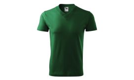 V-neck, Tricou unisex, verde sticlă