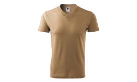 V-neck, Tricou unisex, nisip