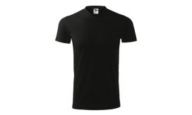 Heavy V-neck, Tricou unisex, negru