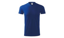 Heavy V-neck, Tricou unisex, albastru regal