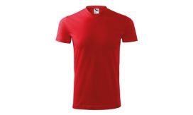 Heavy V-neck, Tricou unisex, roşu