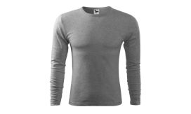 Fit-T LS, Tricou pentru bărbaţi, gri închis