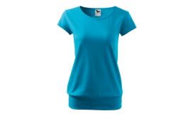 City, Tricou pentru damă, turcoaz