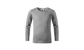 Fit-T LS, Tricou pentru copii, gri închis