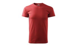 Basic, Tricou pentru bărbaţi, roşu bordo
