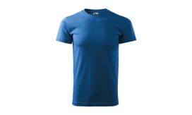 Basic, Tricou pentru bărbaţi, albastru azuriu
