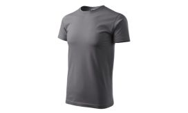 Basic, Tricou pentru bărbaţi, gri metalic
