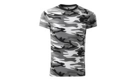 Camouflage, Tricou unisex, camuflaj gri