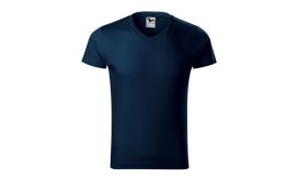 Slim Fit V-neck, Tricou pentru bărbaţi, albastru marin