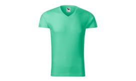 Slim Fit V-neck, Tricou pentru bărbaţi, verde mentă