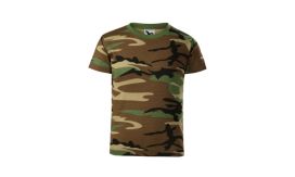 Camouflage, Tricou pentru copii,  camuflaj maro