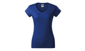 Fit V-neck, Tricou pentru damă, albastru regal