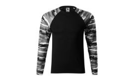 Camouflage LS, Tricou unisex, camuflaj gri