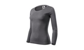Fit-T LS, Tricou pentru damă, gri metalic