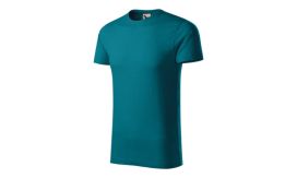Native (GOTS), Tricou pentru bărbaţi, albastru petrol