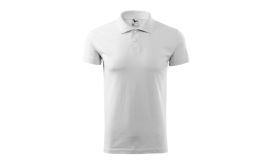 Single J., Tricou polo pentru bărbaţi, alb