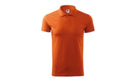 Single J., Tricou polo pentru bărbaţi, portocaliu