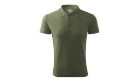 Pique Polo, Tricou polo pentru bărbaţi, khaki