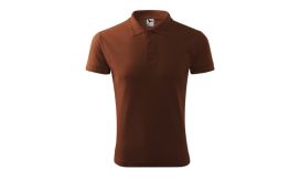 Pique Polo, Tricou polo pentru bărbaţi, ciocolatiu