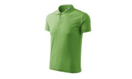 Pique Polo, Tricou polo pentru bărbaţi, verde iarbă