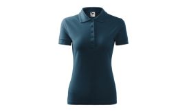 Pique Polo, Tricou polo pentru damă, albastru marin