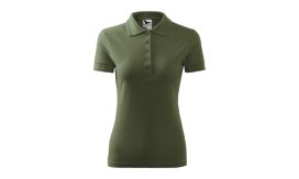 Pique Polo, Tricou polo pentru damă, khaki