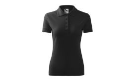 Pique Polo, Tricou polo pentru damă, antracit melange