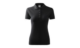 Pique Polo, Tricou polo pentru damă, ebony gray