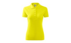 Pique Polo, Tricou polo pentru damă, lămâie