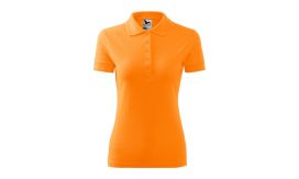 Pique Polo, Tricou polo pentru damă, tangerine orange