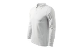 Single J. LS, Tricou polo pentru bărbaţi, alb