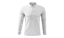 Single J. LS, Tricou polo pentru bărbaţi, alb
