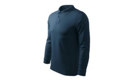 Single J. LS, Tricou polo pentru bărbaţi, albastru marin