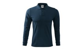 Single J. LS, Tricou polo pentru bărbaţi, albastru marin