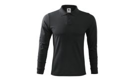 Single J. LS, Tricou polo pentru bărbaţi, ebony gray
