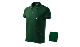 Cotton, Tricou polo pentru bărbaţi, dark green