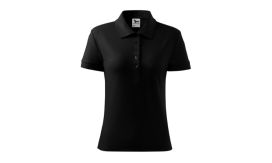 Cotton, Tricou polo pentru damă, negru