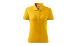 Cotton, Tricou polo pentru damă, galben