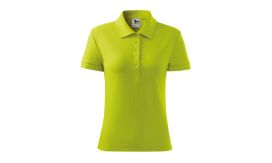 Cotton, Tricou polo pentru damă, lime