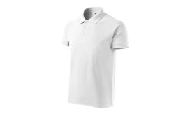 Cotton Heavy, Tricou polo pentru bărbaţi, alb