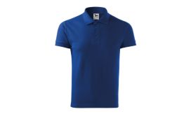 Cotton Heavy, Tricou polo pentru bărbaţi, albastru regal