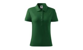 Cotton Heavy, Tricou polo pentru damă, verde sticlă