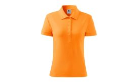 Cotton Heavy, Tricou polo pentru damă, tangerine orange