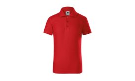 Pique Polo, Tricou polo pentru copii, roşu