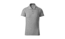 Pique Polo, Tricou polo pentru copii, gri închis