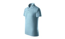 Pique Polo, Tricou polo pentru copii, albastru deschis