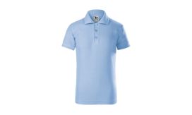 Pique Polo, Tricou polo pentru copii, albastru deschis
