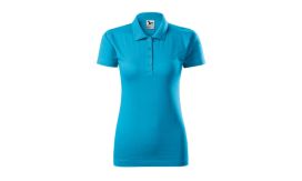 Single J., Tricou polo pentru damă, turcoaz