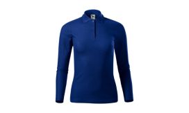 Pique Polo LS, Tricou polo pentru damă, albastru regal