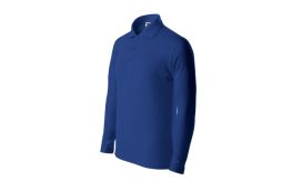 Pique Polo LS, Tricou polo pentru copii, albastru regal